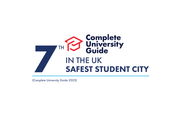Complete University Guide 2023 7th Safest Student City in the UK