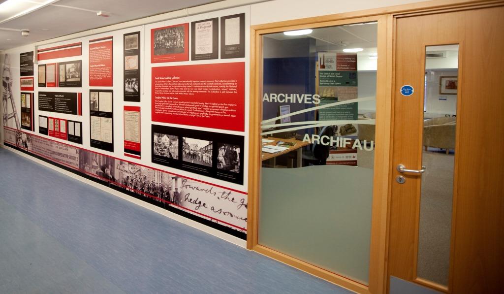 Entrance to the Richard Burton Archives