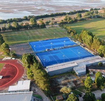 Aerial photography of Swansea Bay Sports Park, Sketty Lane.
